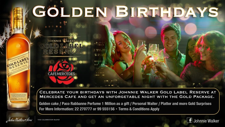 Johnnie Walker Golden Birthdays at Cafe Mercedes